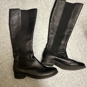 Cole Haan black knee high boot